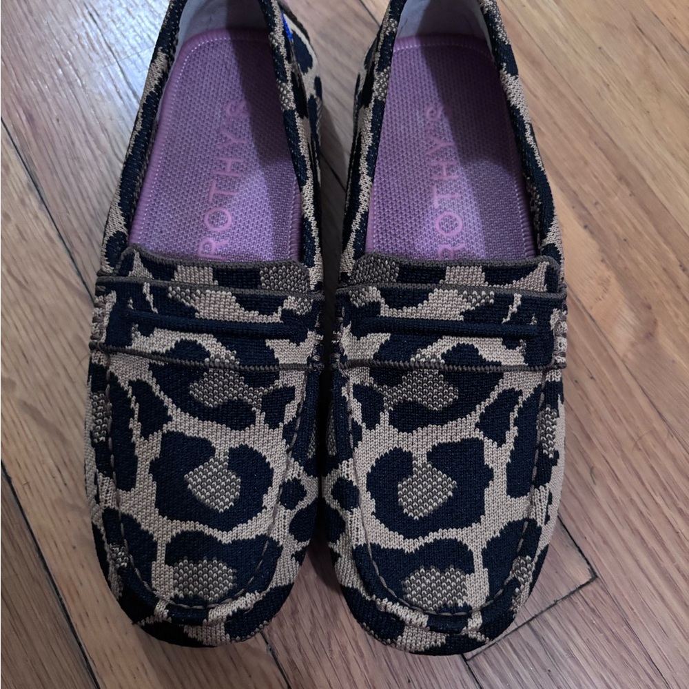 Rothy's Leopard Drivers size 6